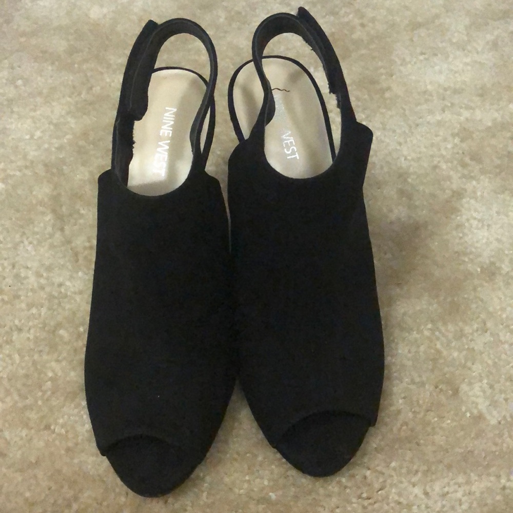 Nine West Alexandra Heels Size 9 M Color Black